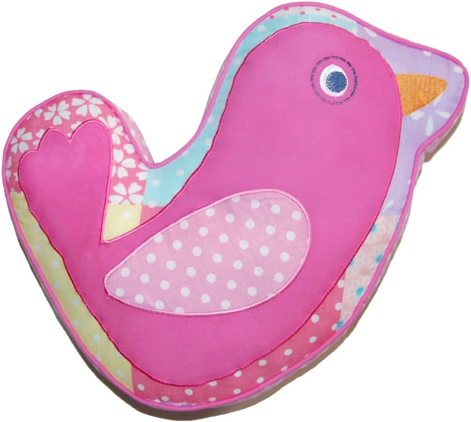 Cozy Line Home Fashions Cute Bird Throw Pillow for Kids and Girls