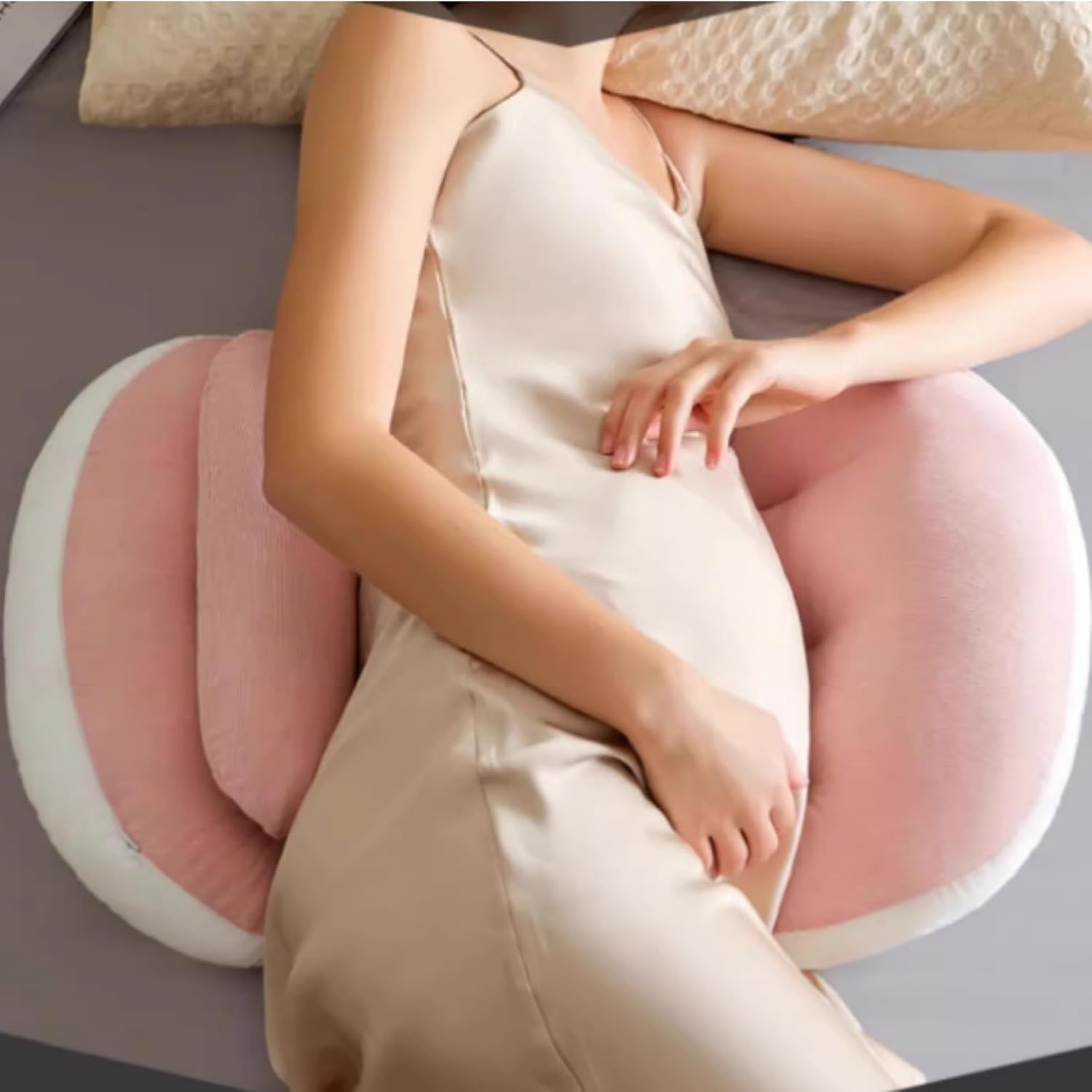 Yedvog Travel Pregnancy Pillow with Adjustable Support