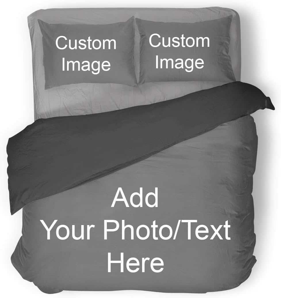 Custom Personalized Bedding Set for Kids with Photo and Text
