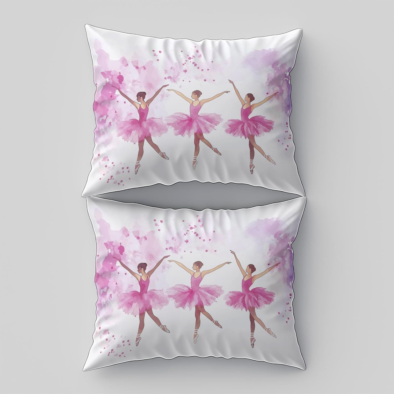 Pink Microfiber Reversible Duvet Cover Twin XL Set