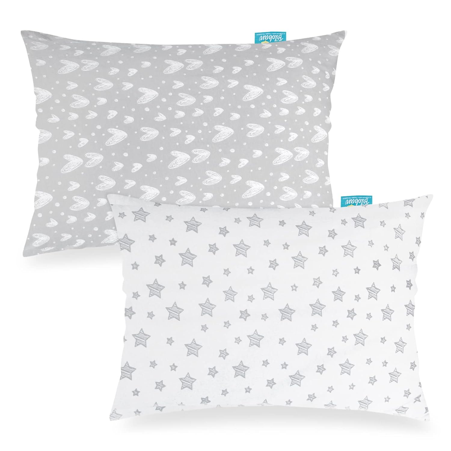 Biloban Organic Cotton Pillowcases 2 Pack - 16 x 24