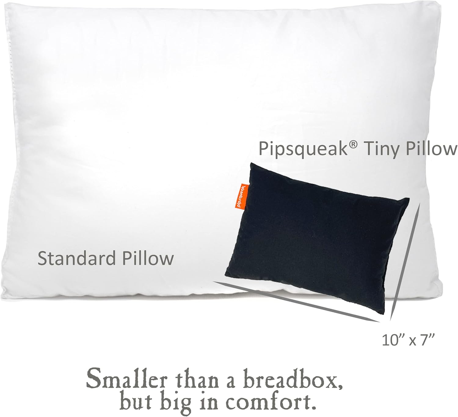 Urban Infant Pipsqueak Pillow - Tiny Travel Pillow for Kids Dogs and Adults