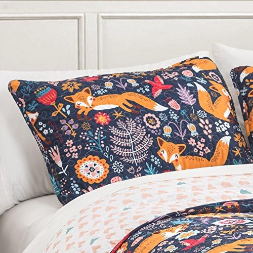 Lush Decor Pixie Fox Reversible Quilt Set