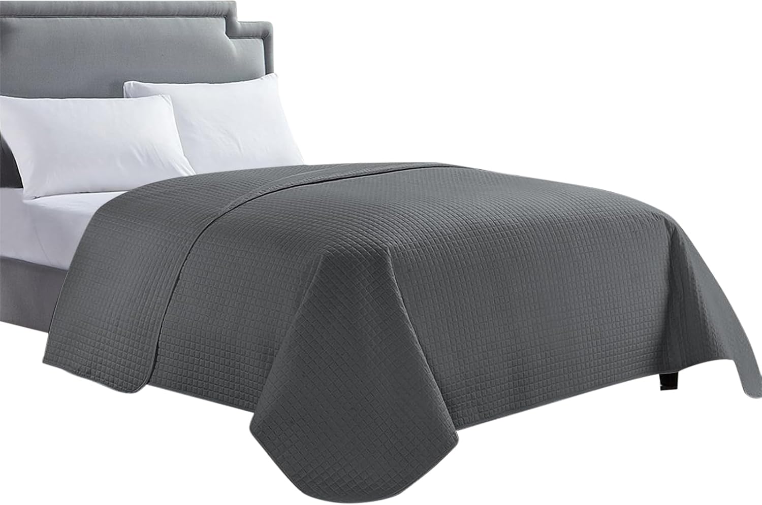 HollyHOME Luxury Checkered Bed Quilt Bedspread FullQueen