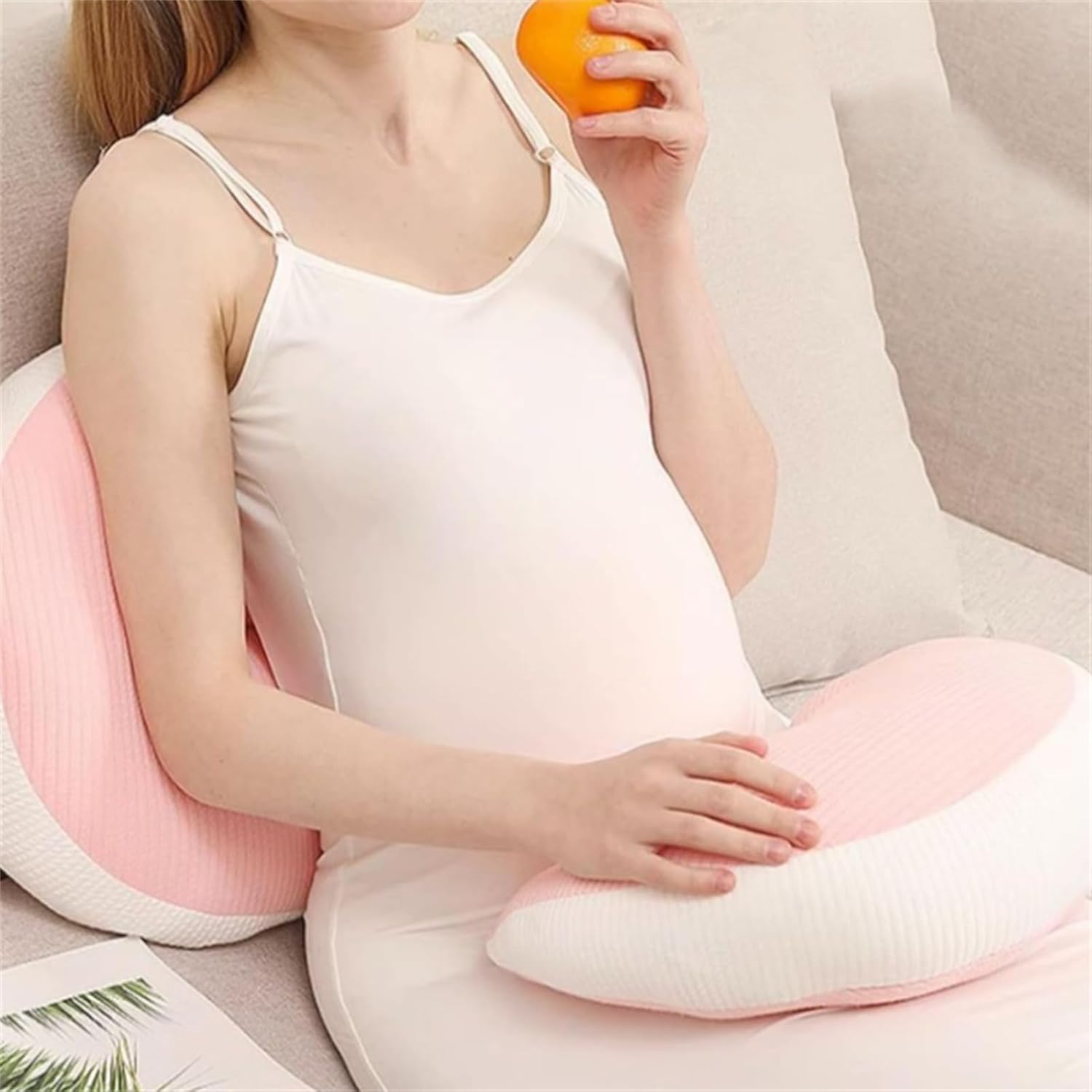 Yedvog Travel Pregnancy Pillow with Adjustable Support