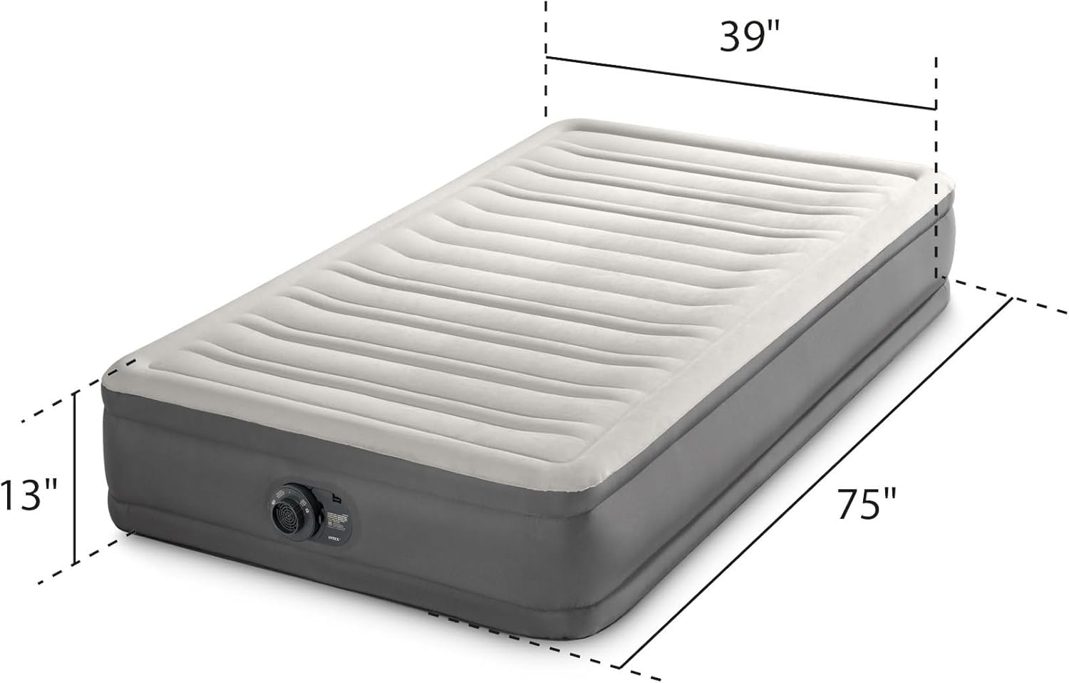Intex Luxury Air Mattress with Electric Pump and Multi-Zone Support