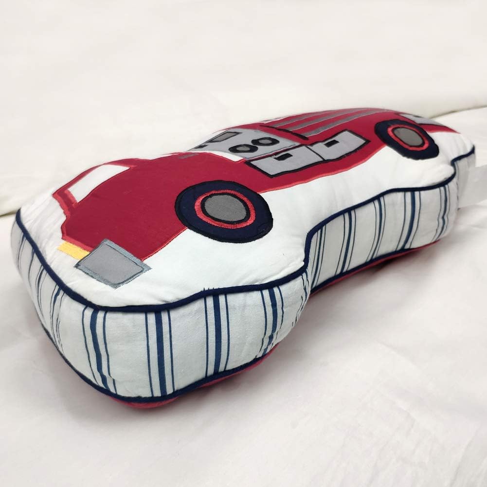 Brandream Boys Fire Truck Throw Pillow 1