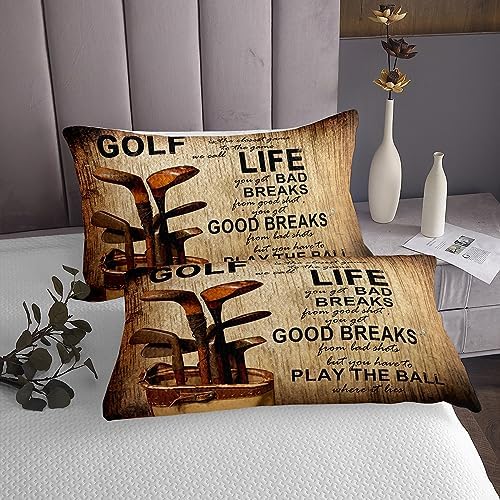Homewish Golf Ball Bedspread Queen Size Set