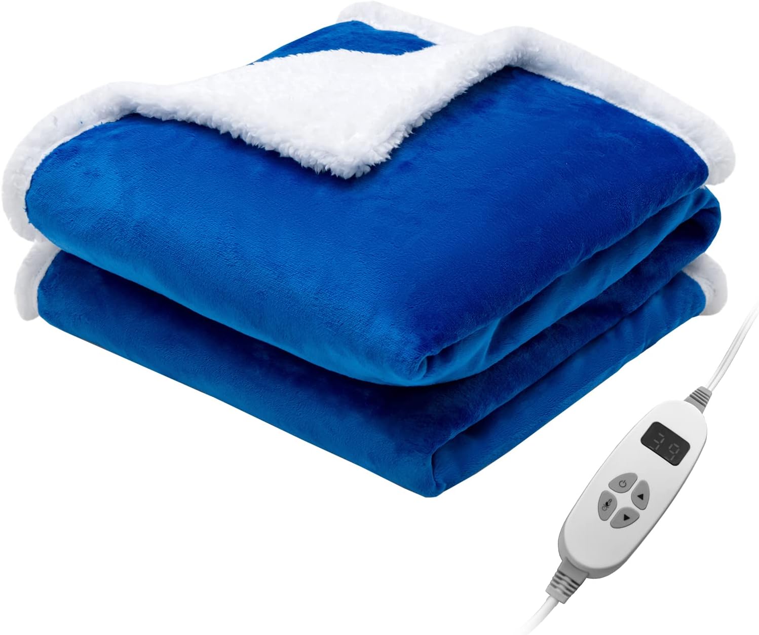 Giantex Heated Electric Blanket Throw with 10 Heat Levels and Auto Shut-Off