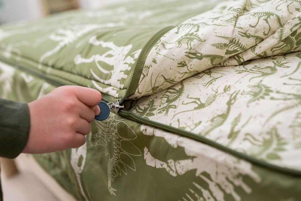 Beddys Dino T-Rex Zipper Bed Set for Kids