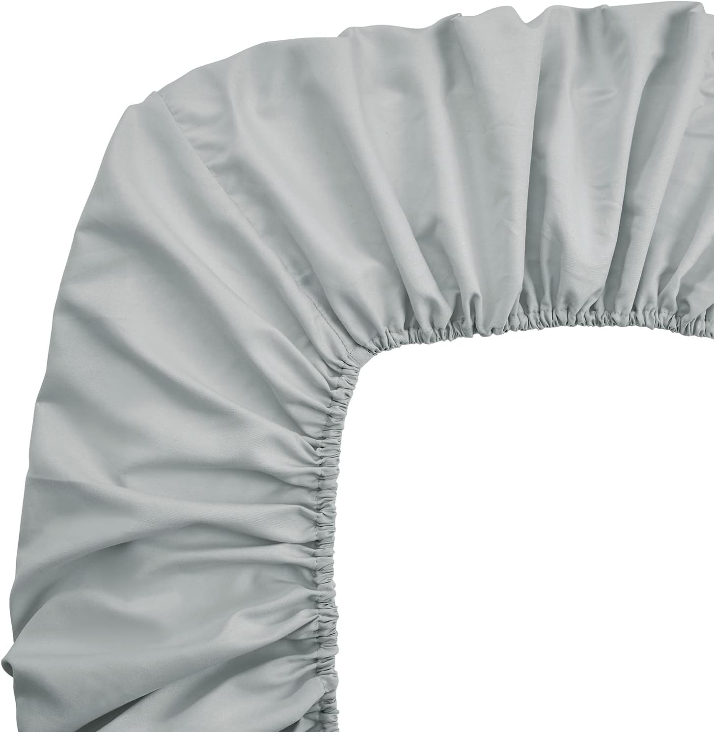 FreshCulture King Fitted Sheets 6 Pack Light Grey
