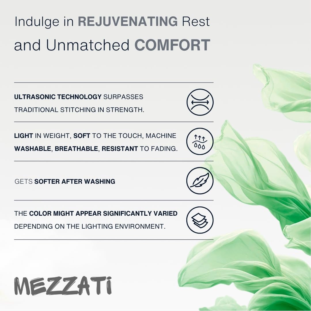 Mezzati Bedspread Set Carnival Aqua - QueenFull 3-Piece
