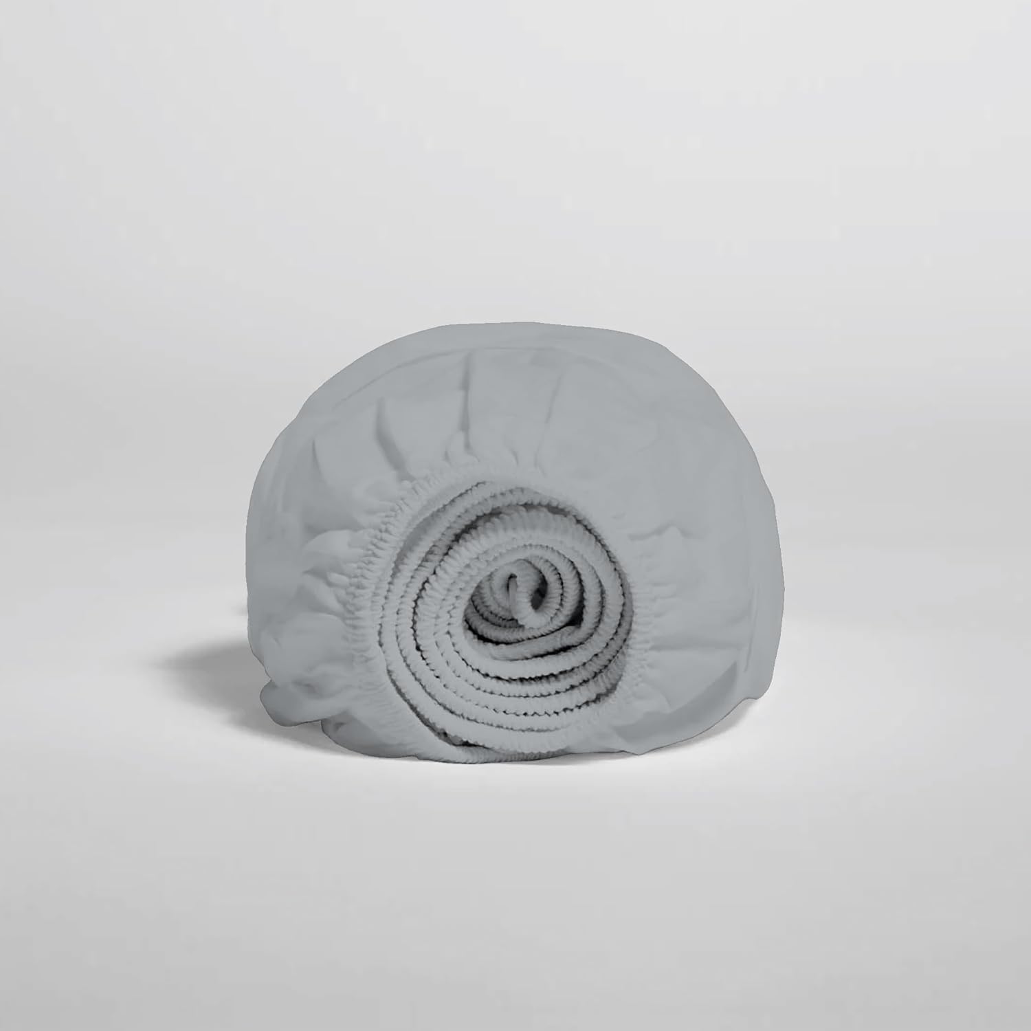 SUPREME ELEGANCE 100 Cotton Fitted Sheet Soft Gray 1