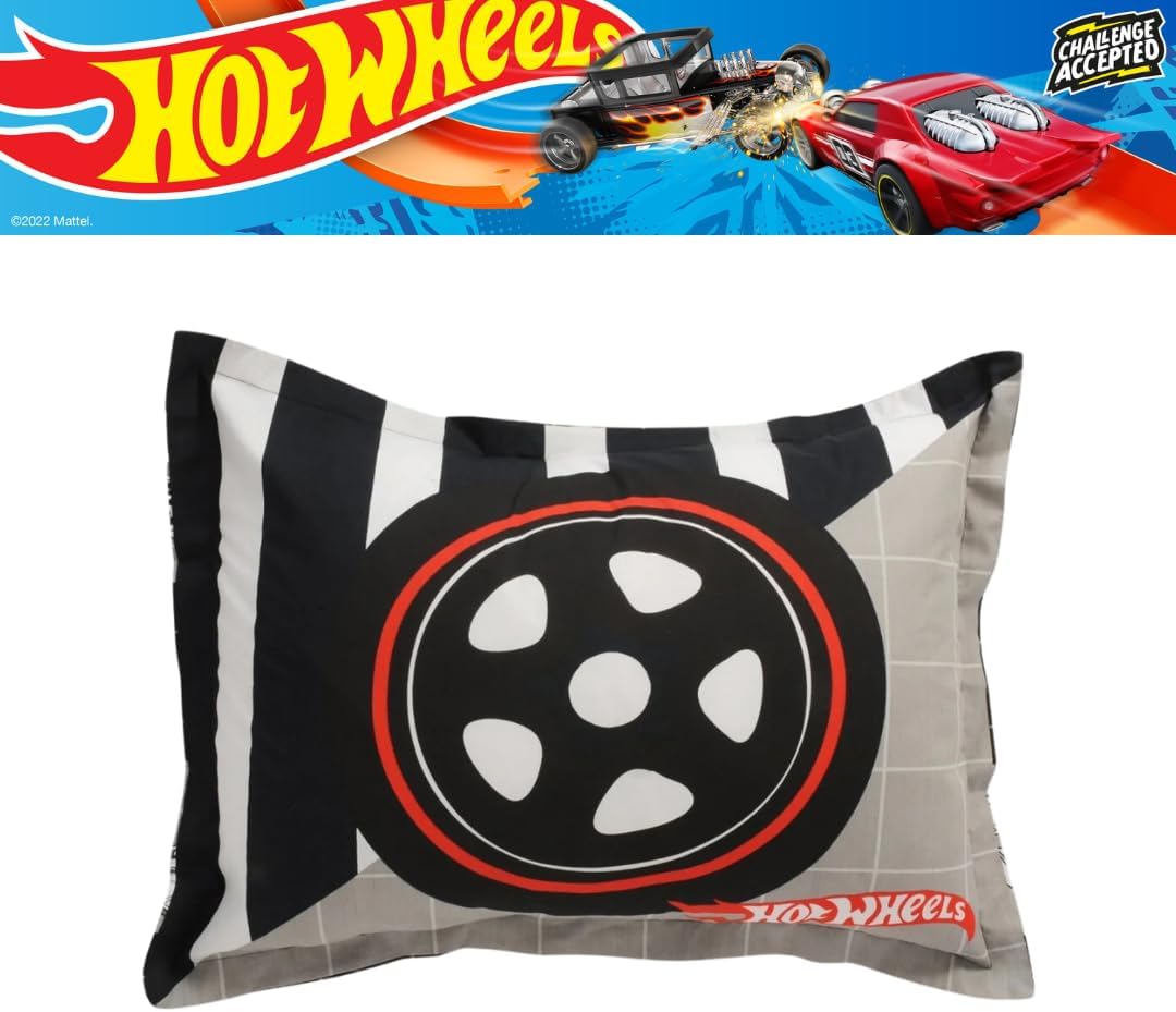 Franco Hot Wheels Kids Duvet Cover Set 2 Piece Twin