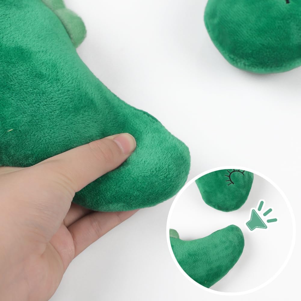 SIQITECHNO Plush Car Travel Pillow with Press to Sound