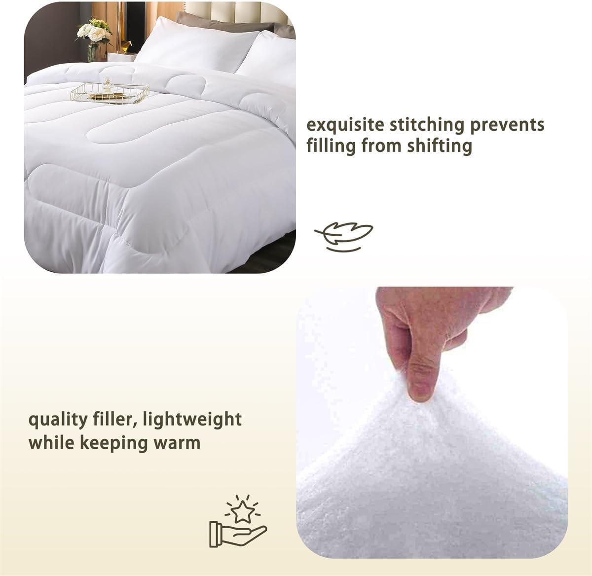 Feelyou Camping Comforter Set Misty Grey