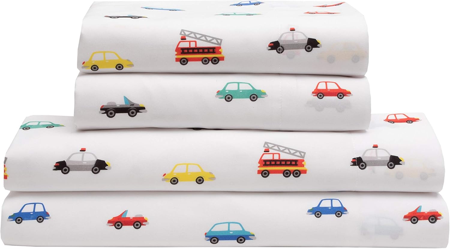 MALLARY BY MATTHEW Kids Super-Soft Microfiber Car Sheet Set Full