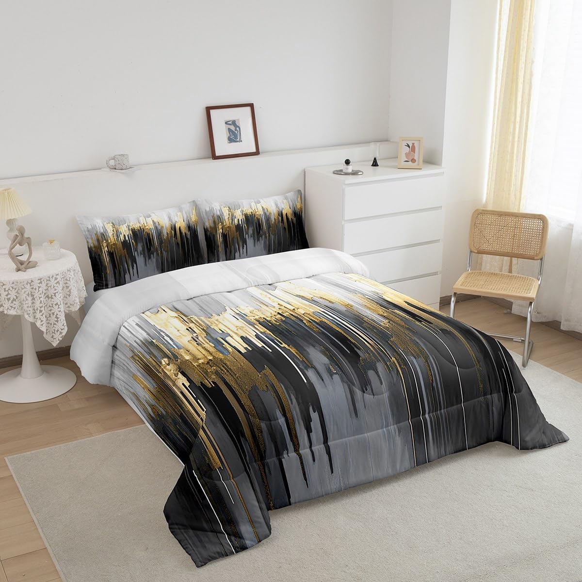 Erosebridal Comforter Set with Gradient Design