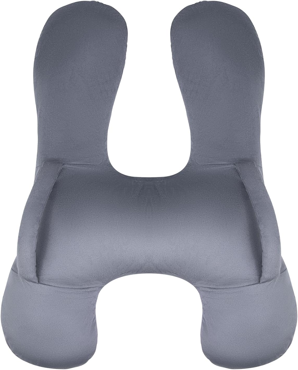 BEBAS H-Shaped Travel Pillow for Kids Adults - Grey
