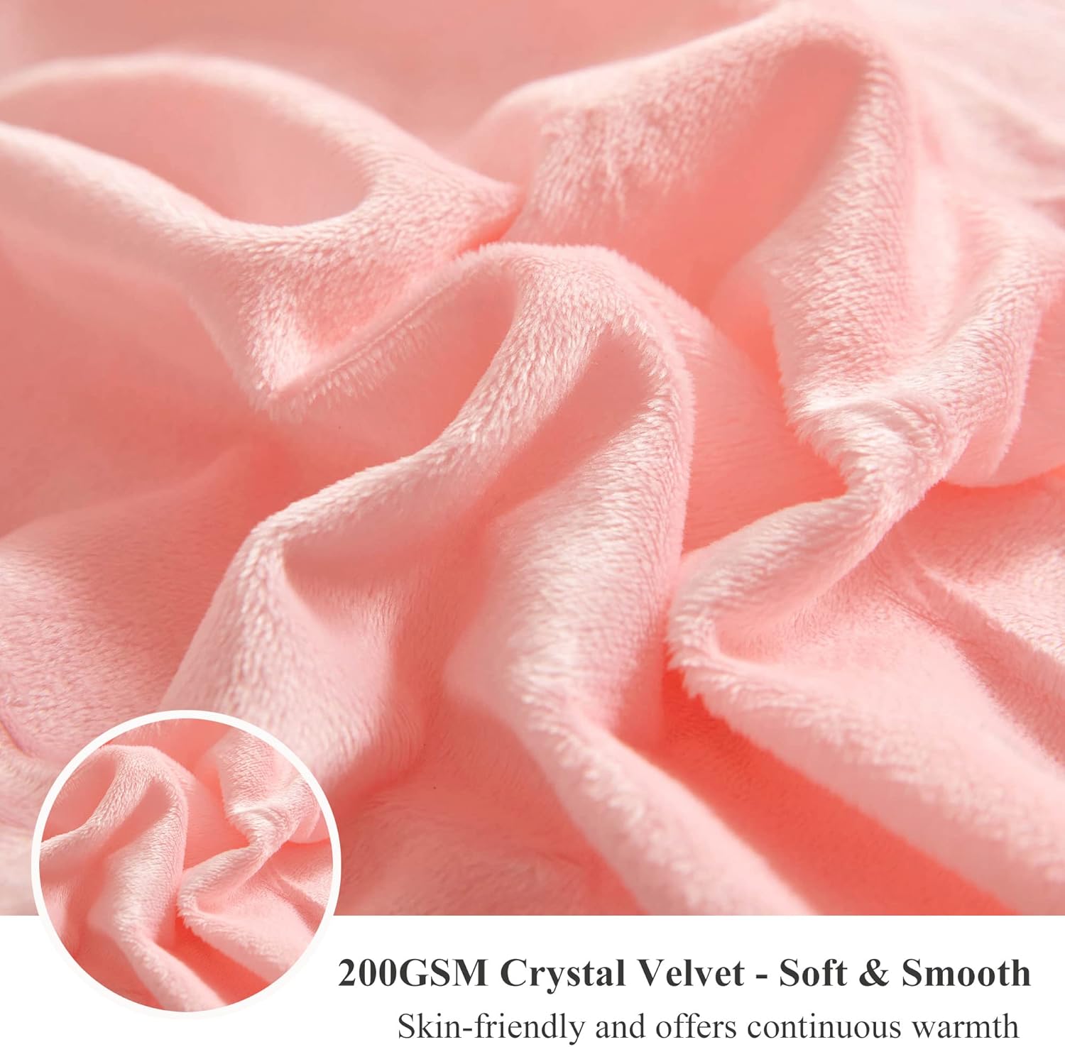 XeGe Plush Faux Fur Rainbow Throw Blanket 1