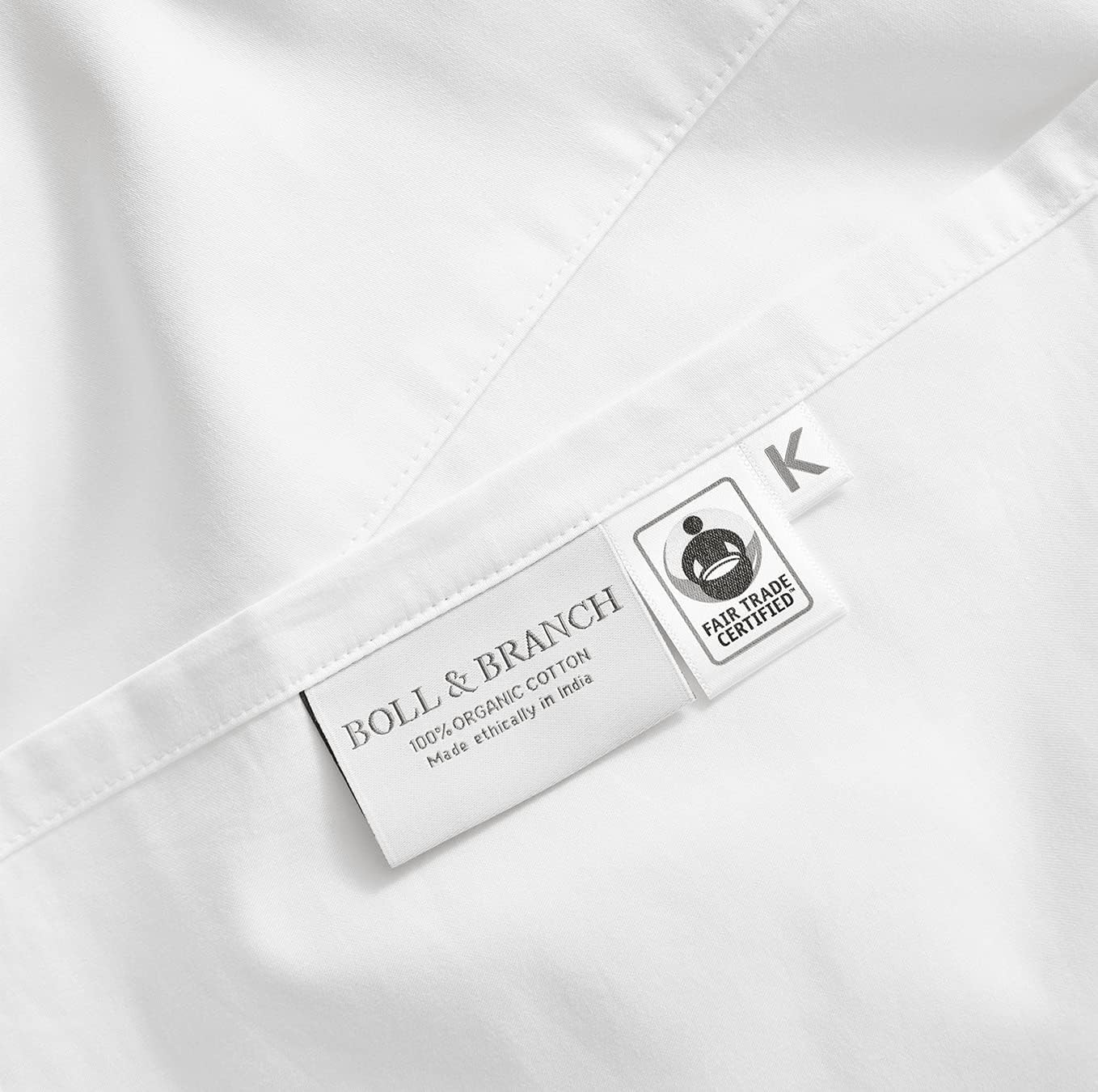 Boll Branch Percale Hemmed Sheet Set - Queen White