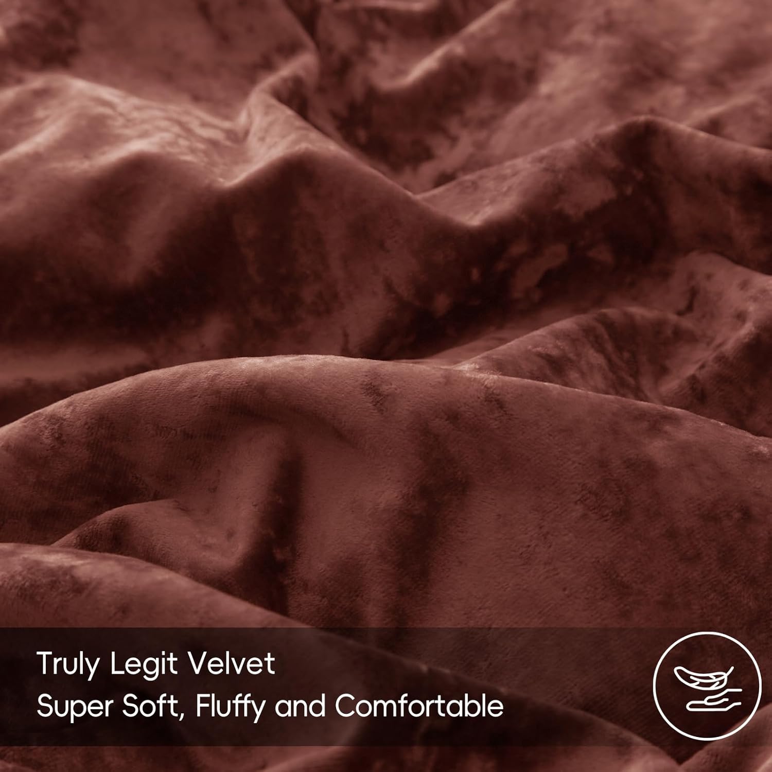 PHF Velvet Duvet Cover Set California King 3pcs