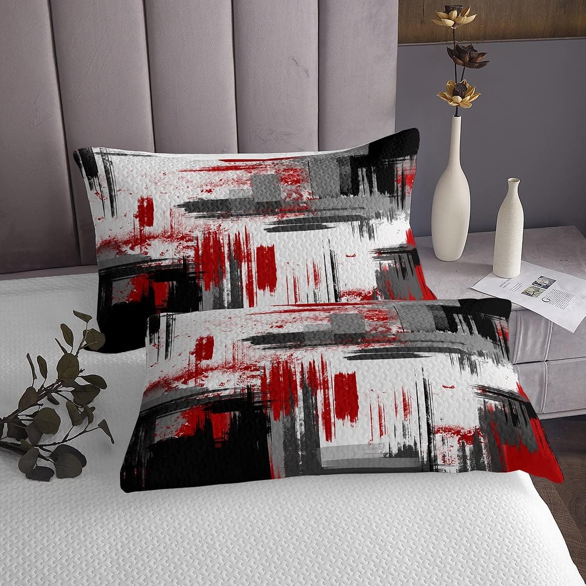 Feelyou Abstract Quilted Coverlet Set for Boys Girls Kids