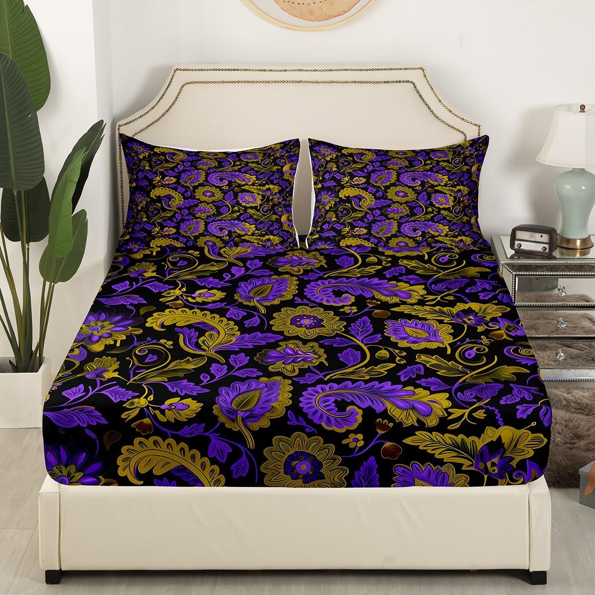 Castle Fairy Baroque Floral Twin Bedding Set