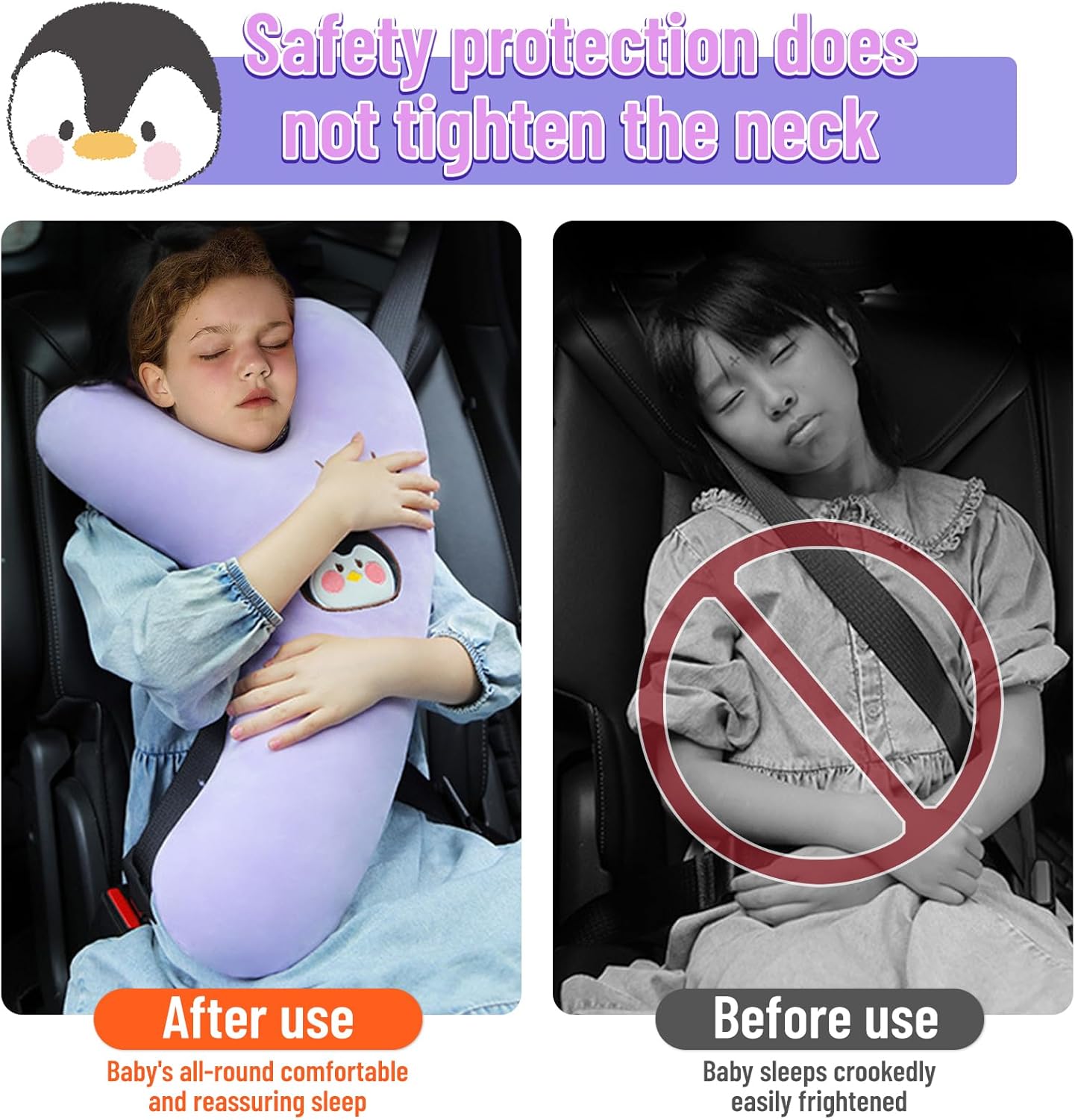 Auvstar Y-Shaped Travel Pillow for Kids and Adults 1