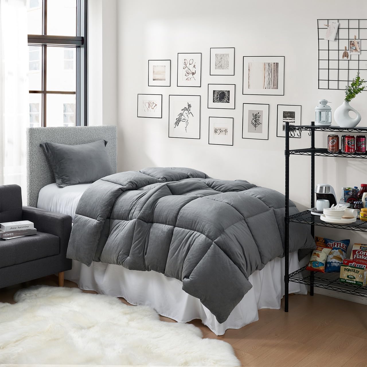 Byourbed Fatter Than Fat Comforter Set - Quiet Shade Gray 1