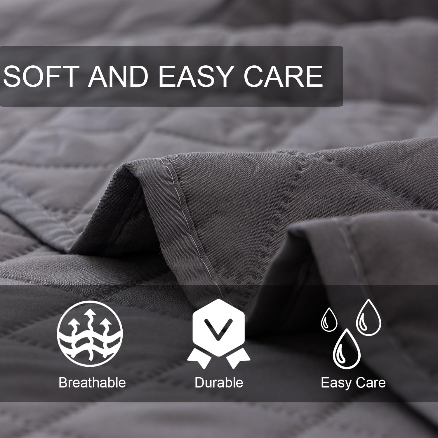 Feyocn 5-Piece Daybed Cover Set Gray 1