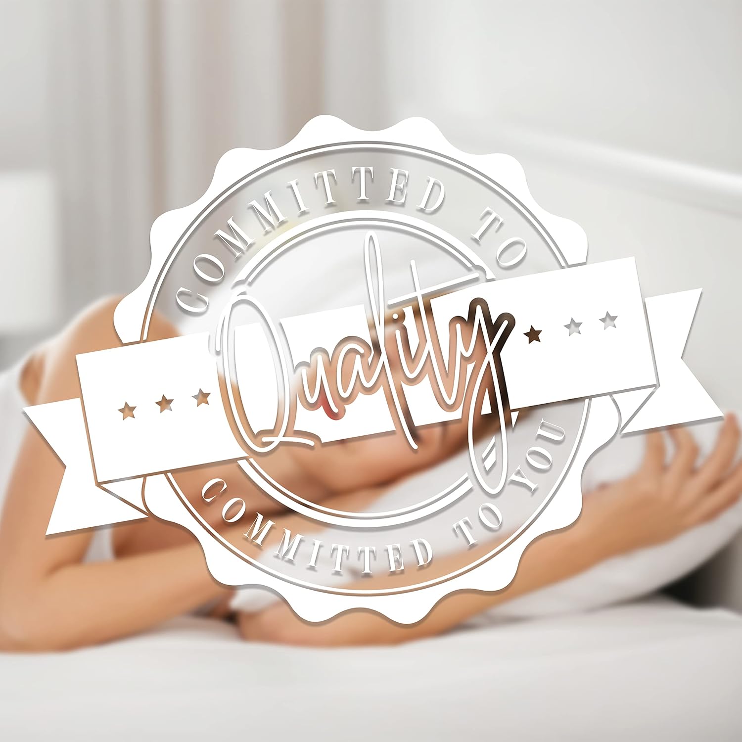 Elegant Comfort 100 Cotton Shell Stripe Hotel Pillows 2-Pack