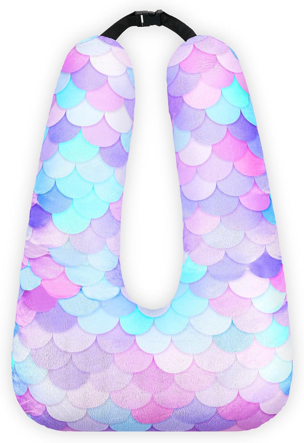 Cinnvoice 28x18 Inch Travel Pillow with Mermaid Design for Kids Adults