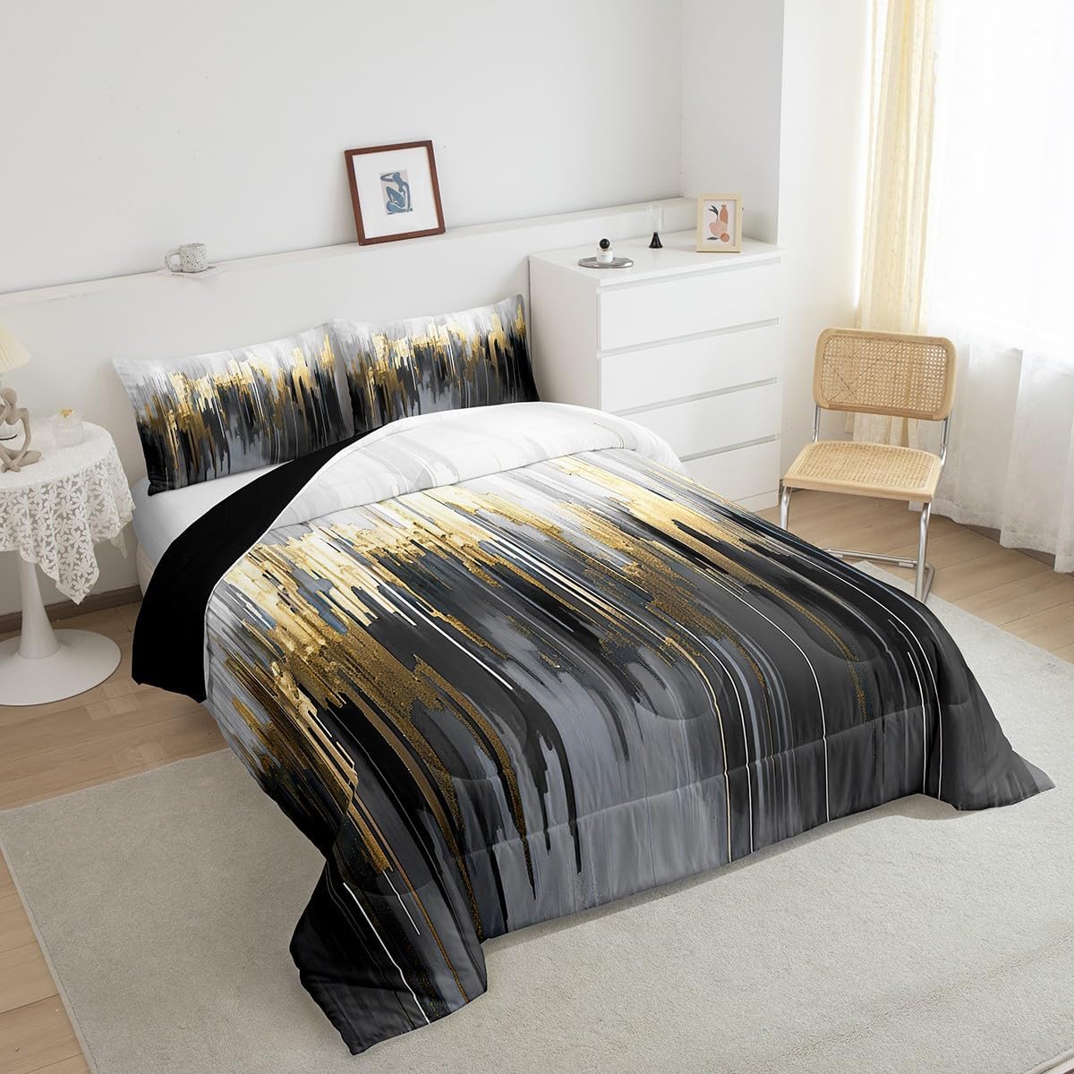 Erosebridal Comforter Set with Gradient Design