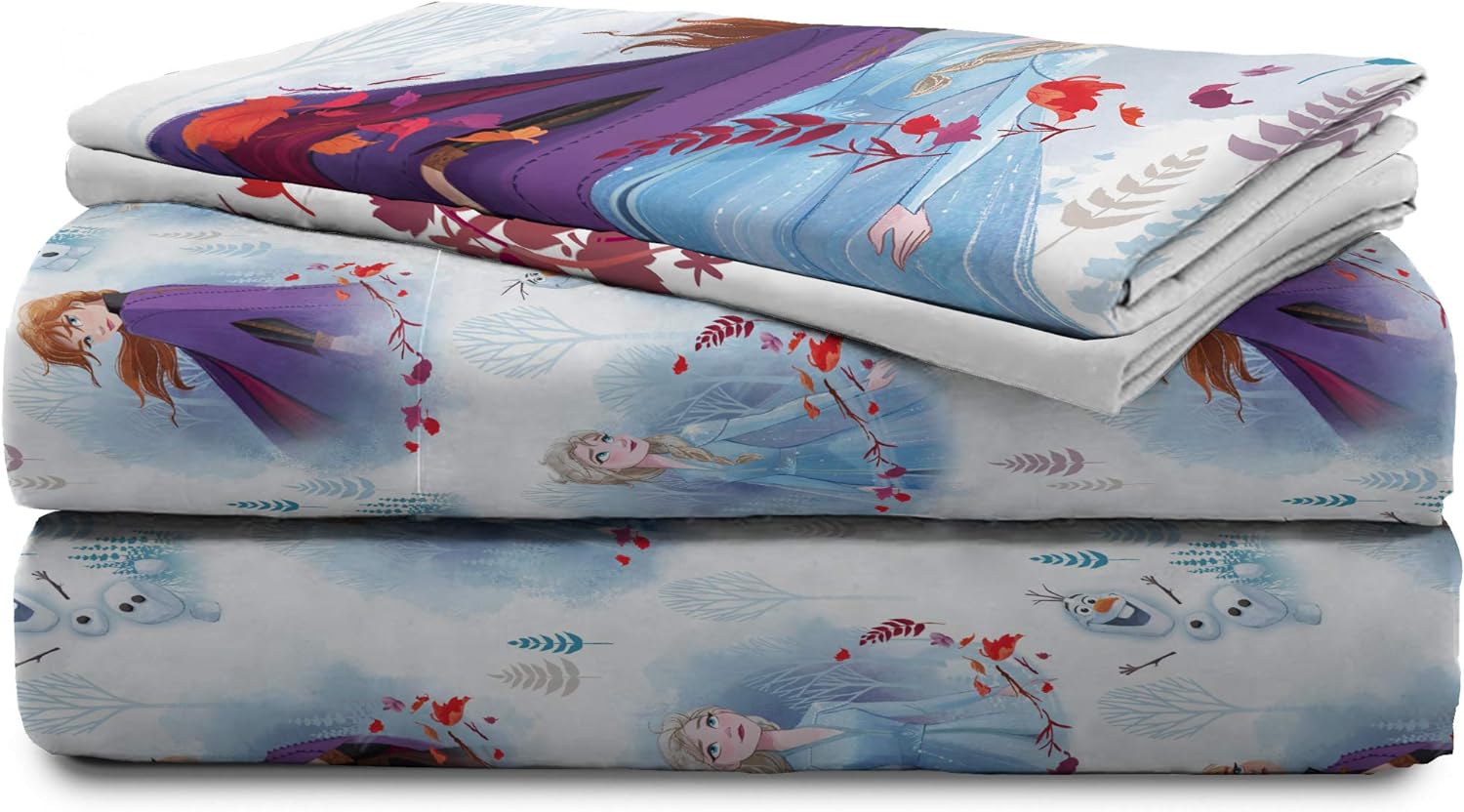 Jay Franco Disney Frozen 2 Forest 4 Piece Sheet Set