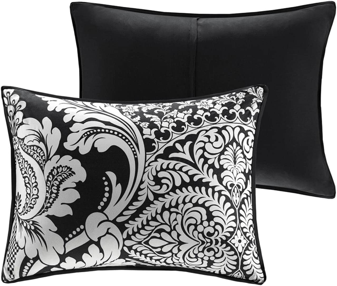 Madison Park Vienna Cotton Comforter Set 7 Piece Black