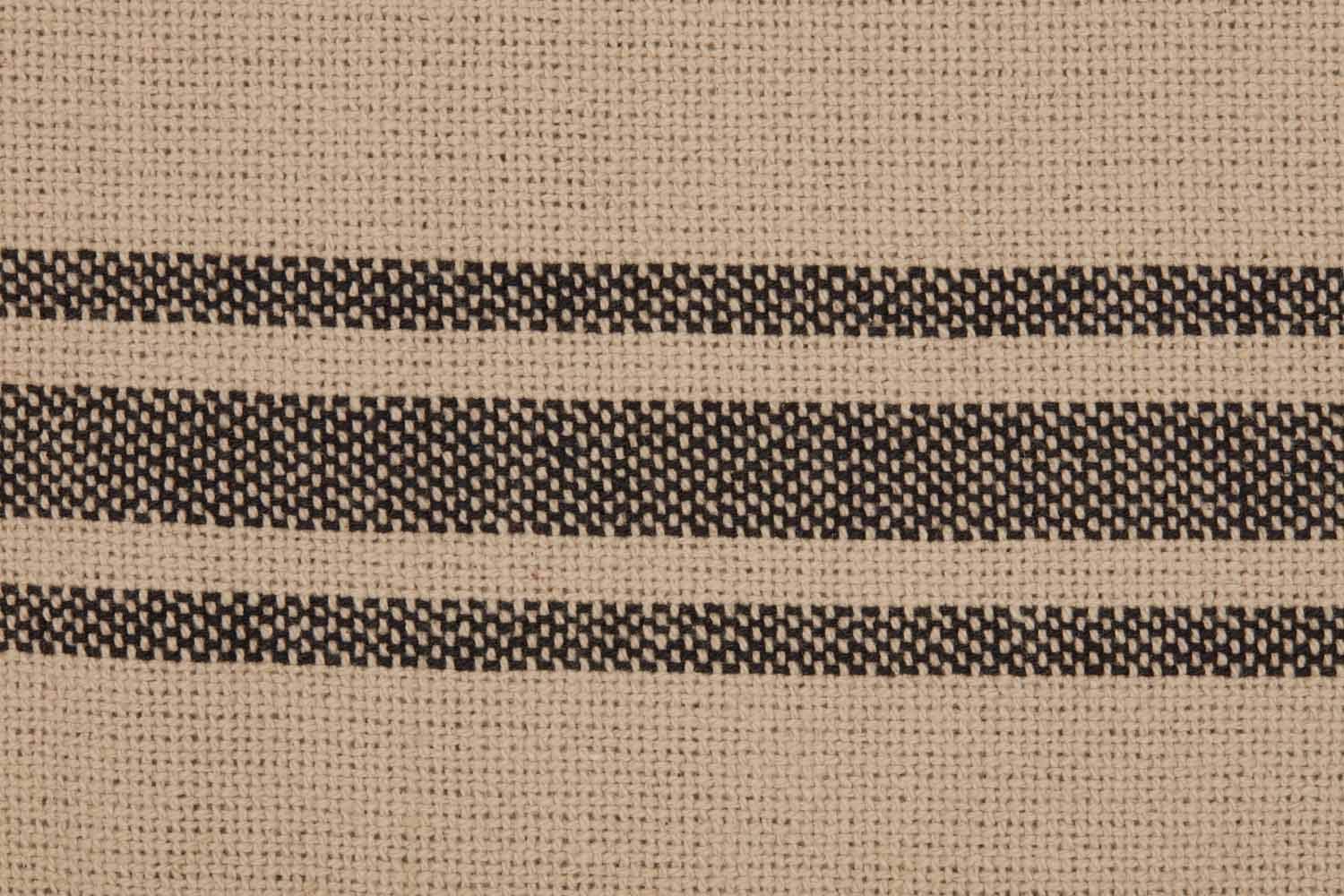 Piper Classics Mill House Stripe Black Queen Bed Blanket