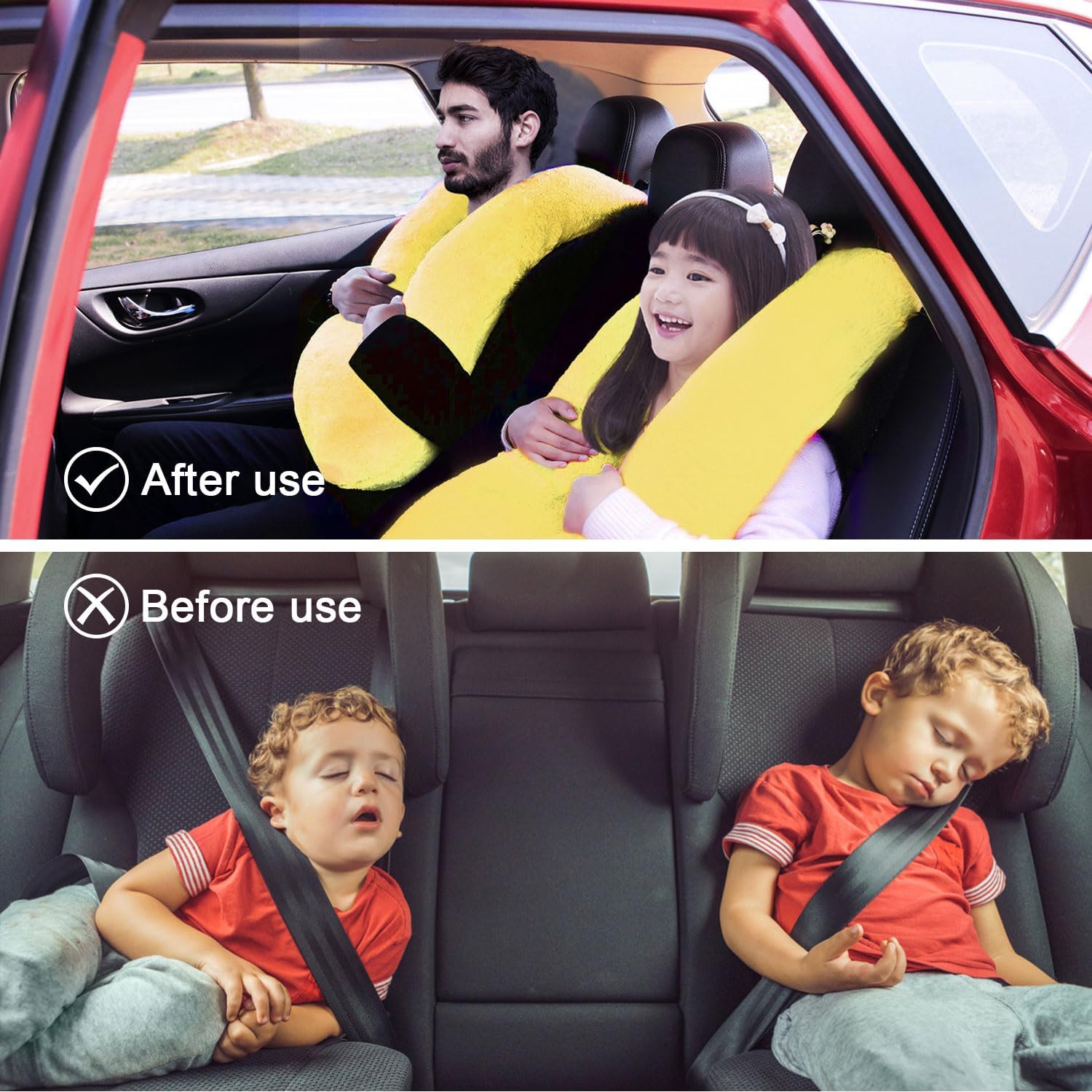MROUEN Travel Pillow for Kids and Adults