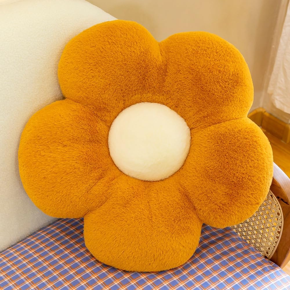 Triforde 197 Inch Daisy Flower Throw Pillow