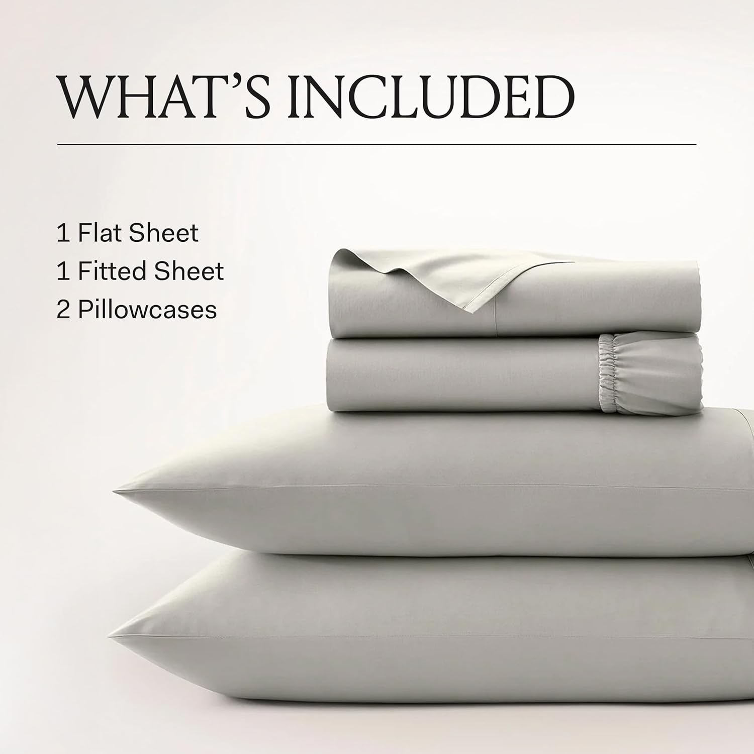 Boll Branch Signature Hemmed Sheet Set - King Size White