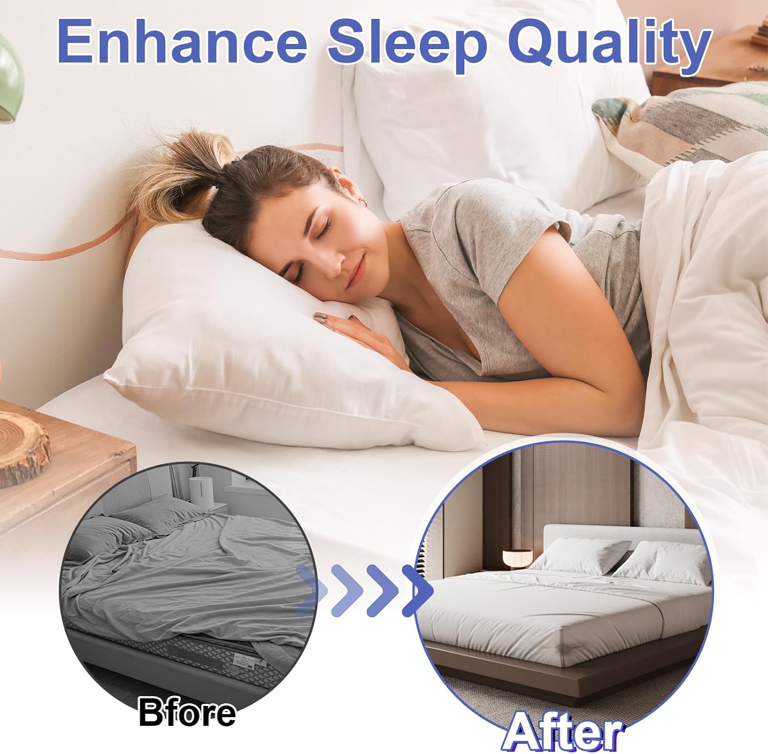 CALORPET Lock Sheet Holders Set - 4 Pieces Anti Slip Heavy Duty