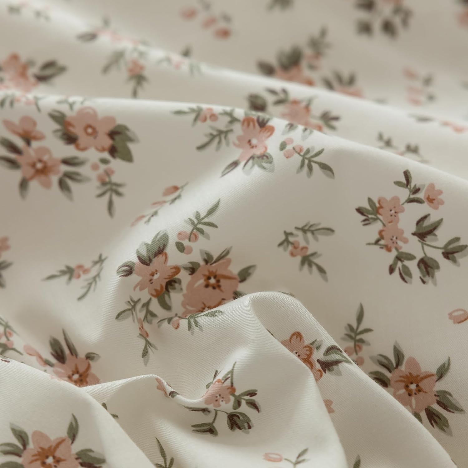 VM VOUGEMARKET Pink Flower Pillowcases 2PCS