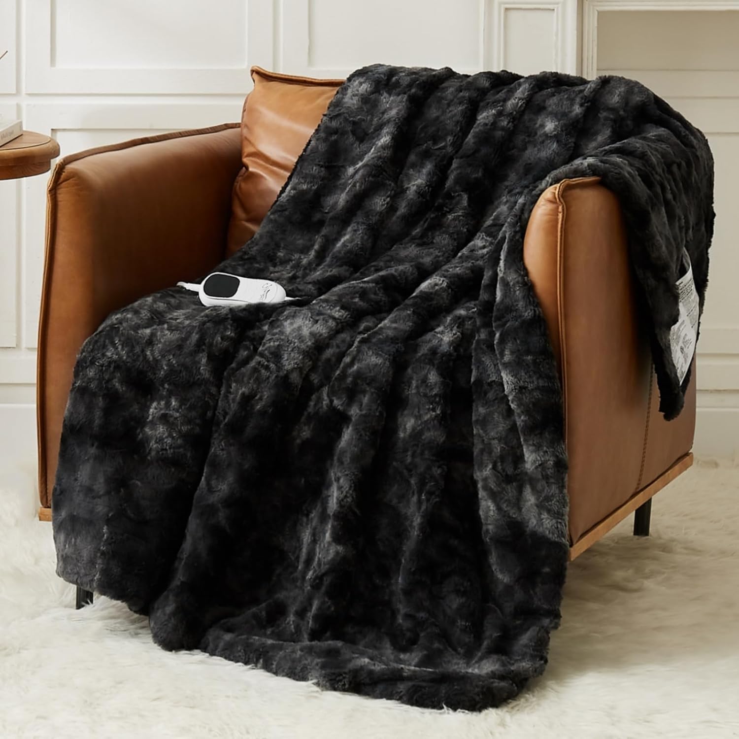 Homemate Heated Throw Blanket 50x60 10 Heat Levels Auto-Off