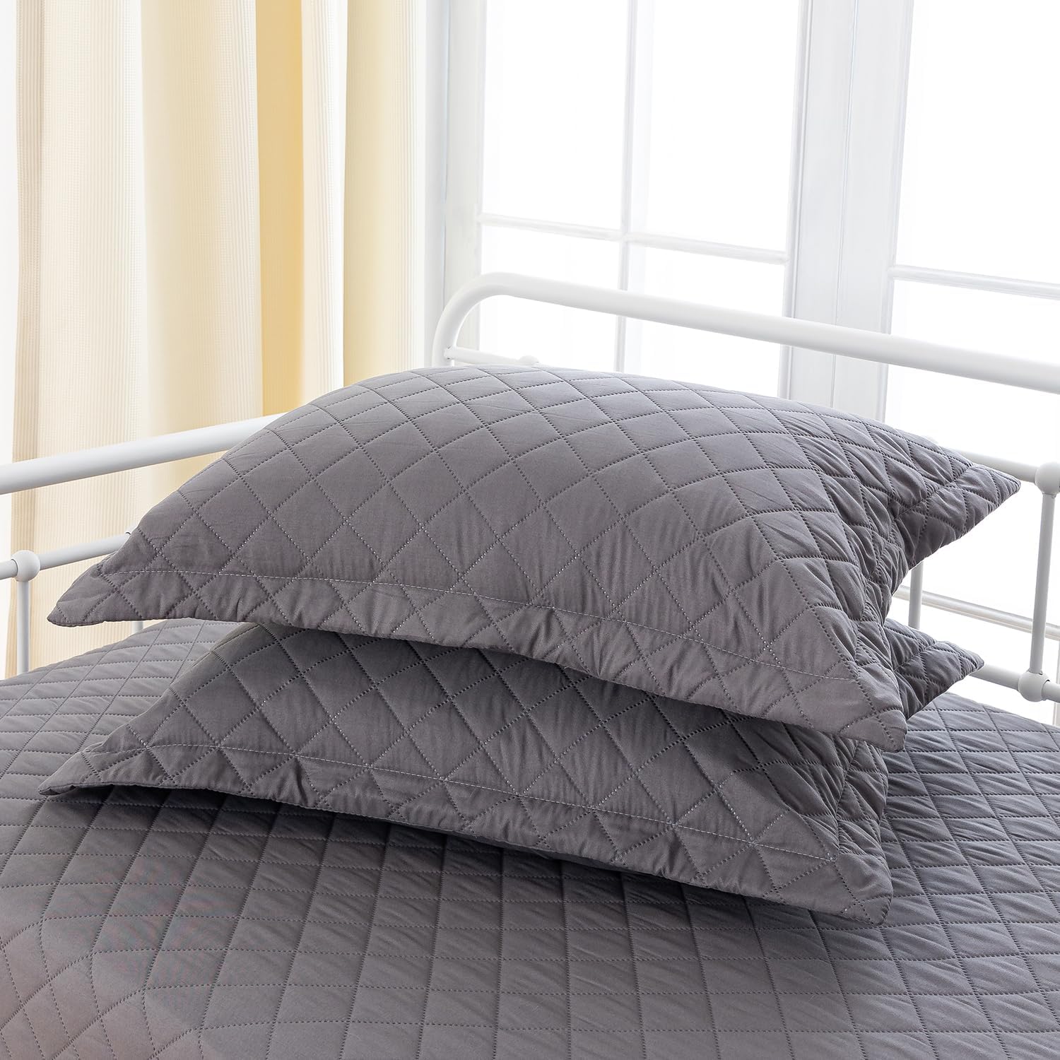 Feyocn 5-Piece Daybed Cover Set Gray 1
