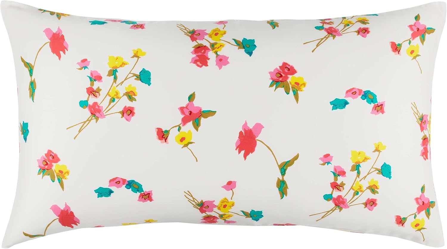 Pine Cone Hill Taffeta Floral Pillow Sham Euro Size