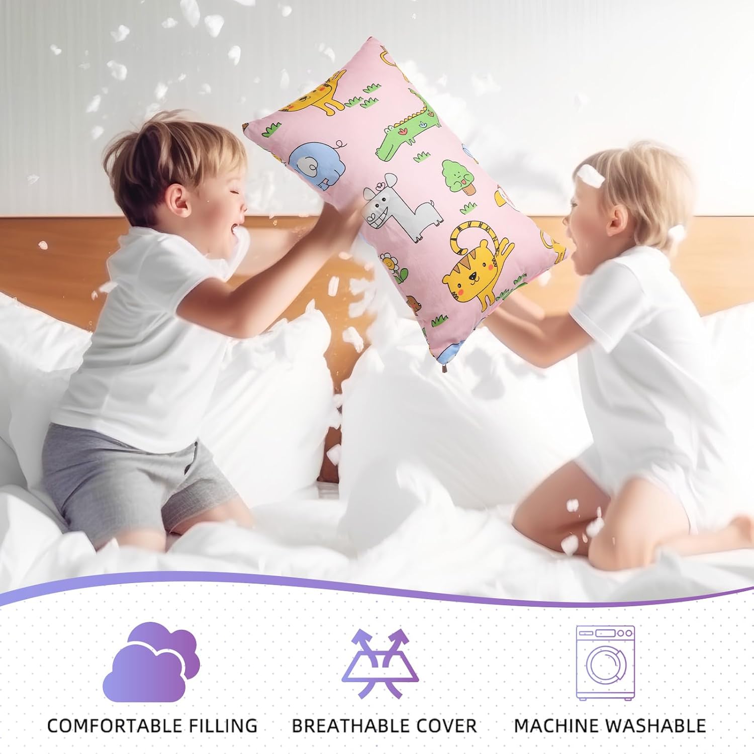 Kigley 6 Pack Mini Travel Pillows for Kids and Pets