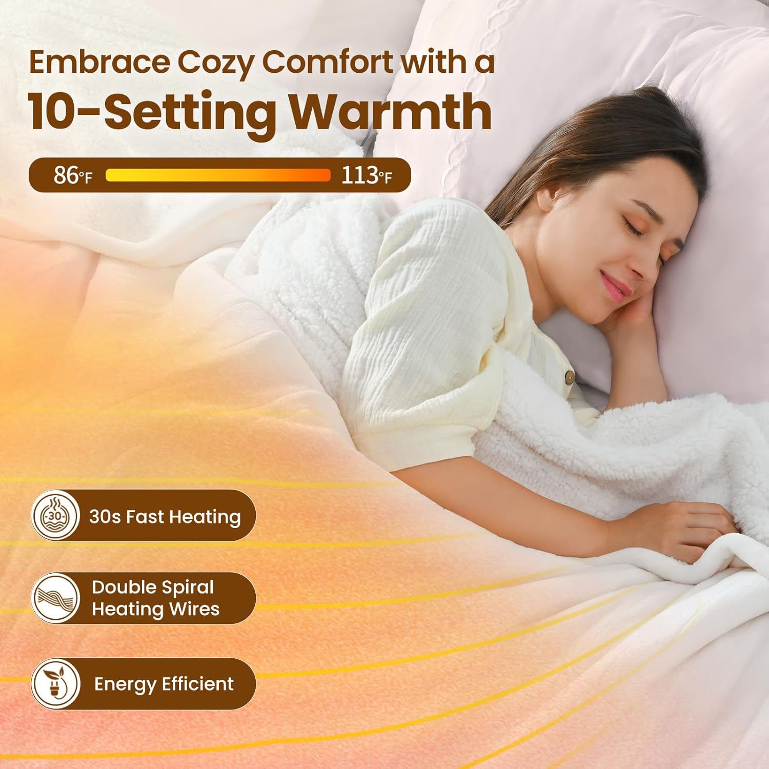 Bearhug Electric Blanket Full Size 77 x 84