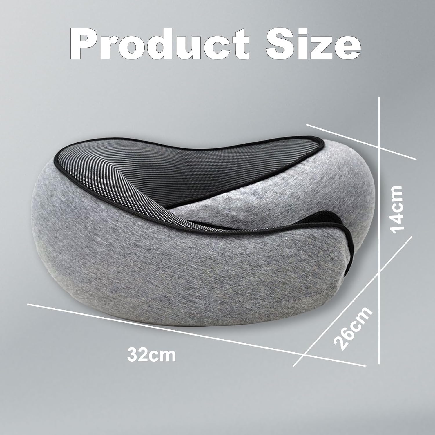 Neck Travel Pillow for Comfort on Flight and Car Ride