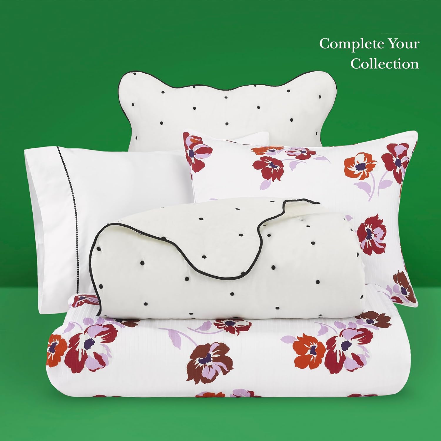 Kate Spade New York Scalloped Edge Twin Quilt Set
