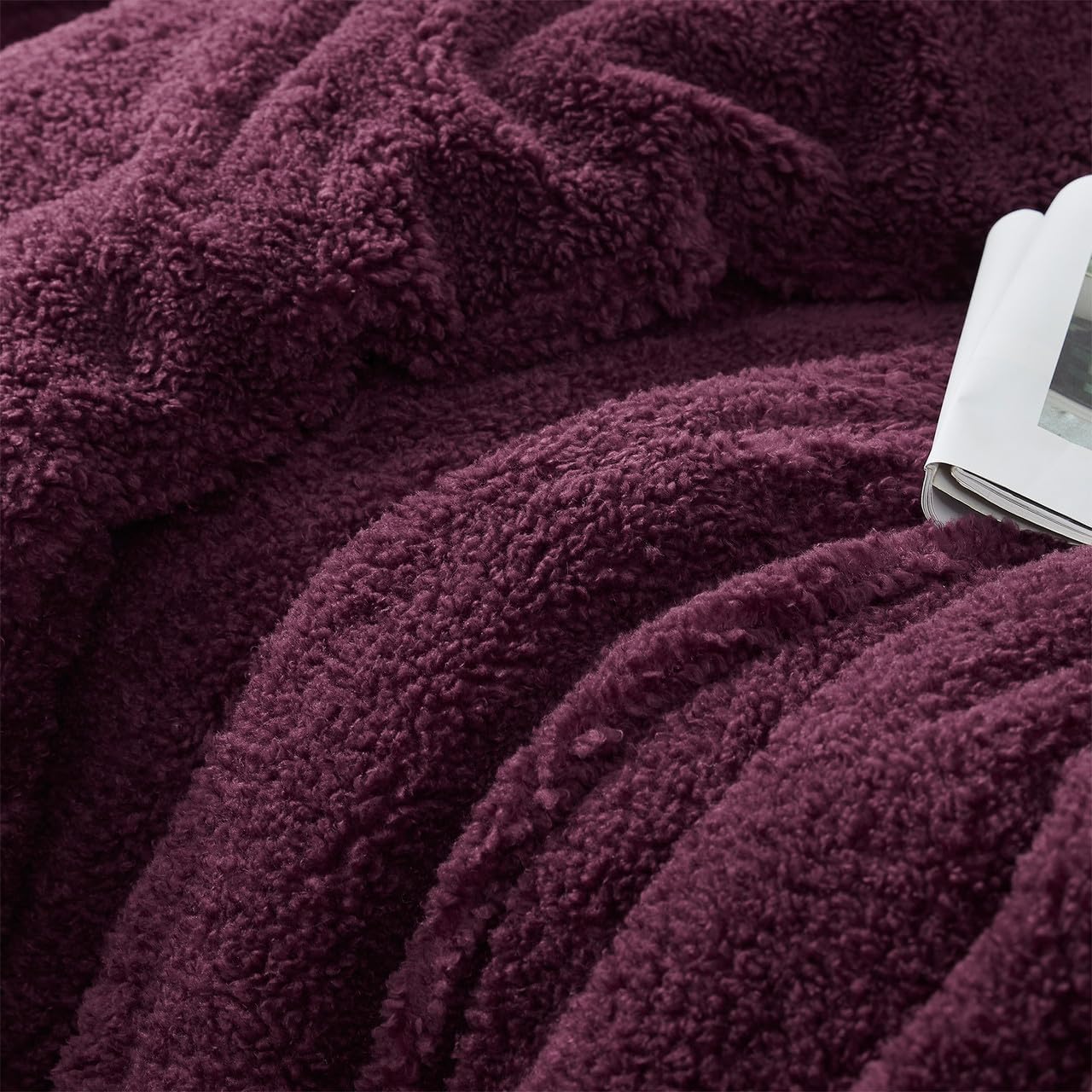 Byourbed Unfluffin Believable Comforter Set Twin XL Burgundy